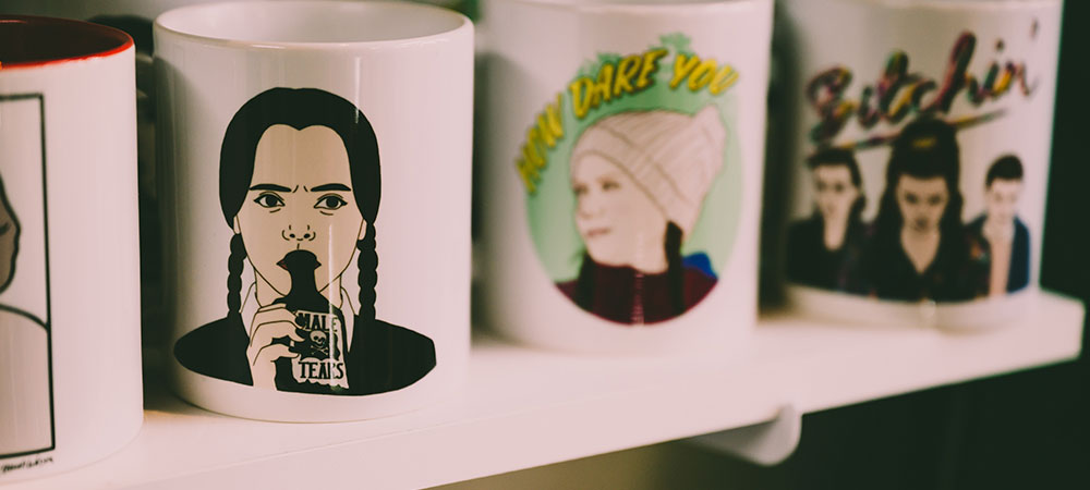 Easy on the eyes - custom promotional mugs - Optamark