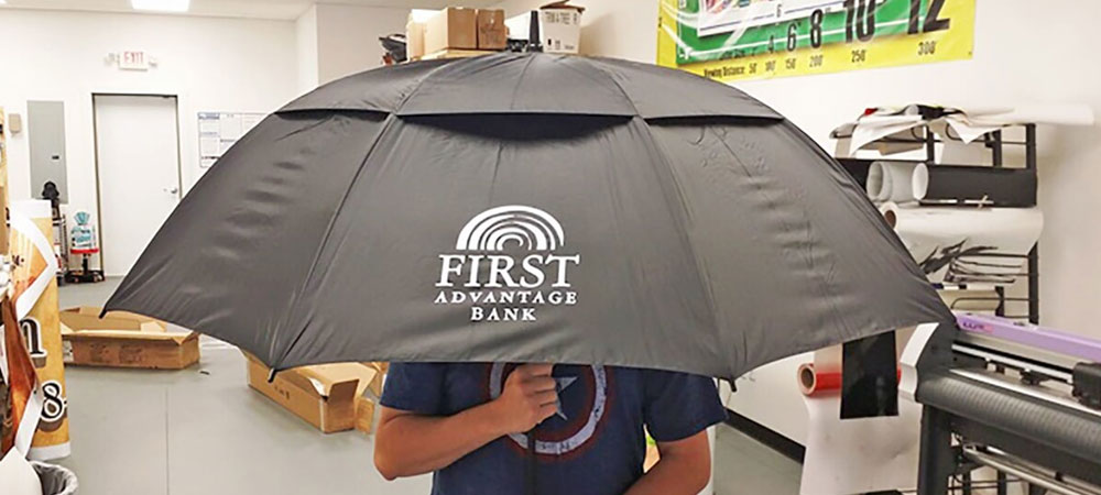it is practical and useful promotional item - Custom Promotional Umbrellas - Optamark