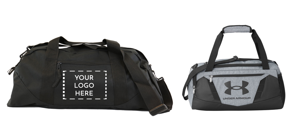 customization options - custom duffel bags - Optamark