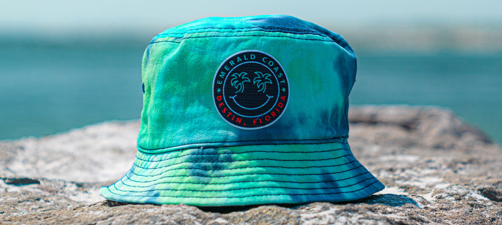 Dye-sublimated unstructured Bucket Hat, Summer Fishing Caps
