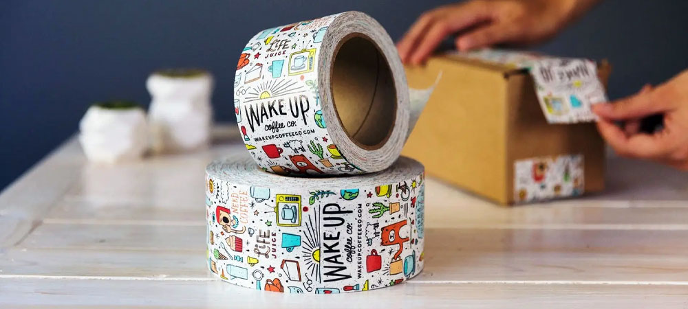 Seal your packages with creatively designed custom sticker tape