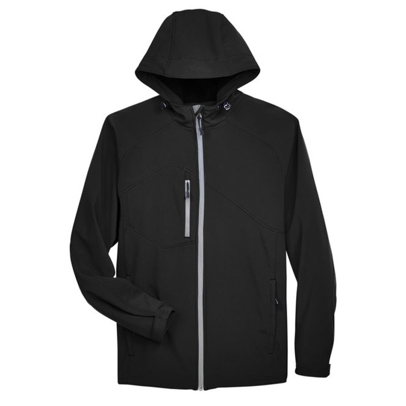 Ash City - North End Mens Prospect Two Layer Fleece Bonded Soft Shell Hooded Jacket  -  Optamark