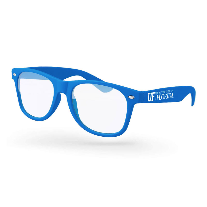 Blue Light Blocking Retro Promotional Glasses w/ 1-color imprint - Optamark