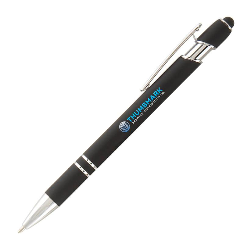 Ellipse Softy with Stylus - Full Color - Full Color Metal Pen