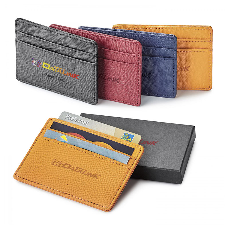 Toscano Leather RFID Card Holder - Optamark