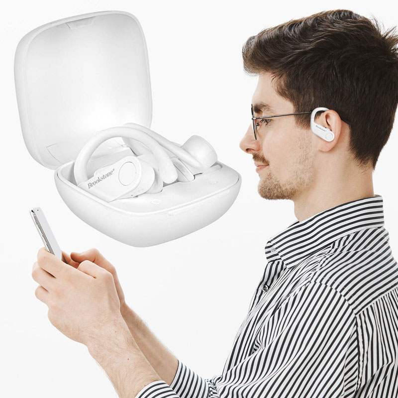 True Wireless Earbuds w/ Over-Ear Hook