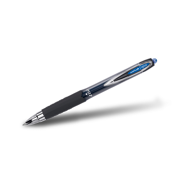Uni-Ball 207 Retractable Signo Gel Pen with Black Grip & 6 Different Ink Colors Available