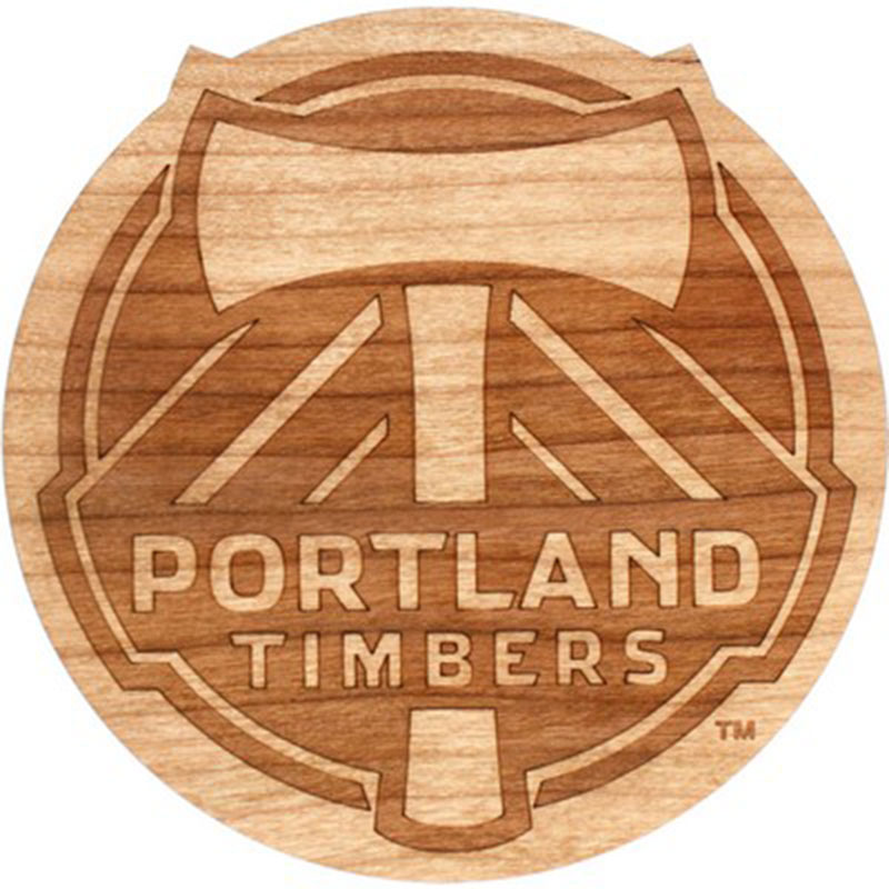 Wooden Logo Sticker